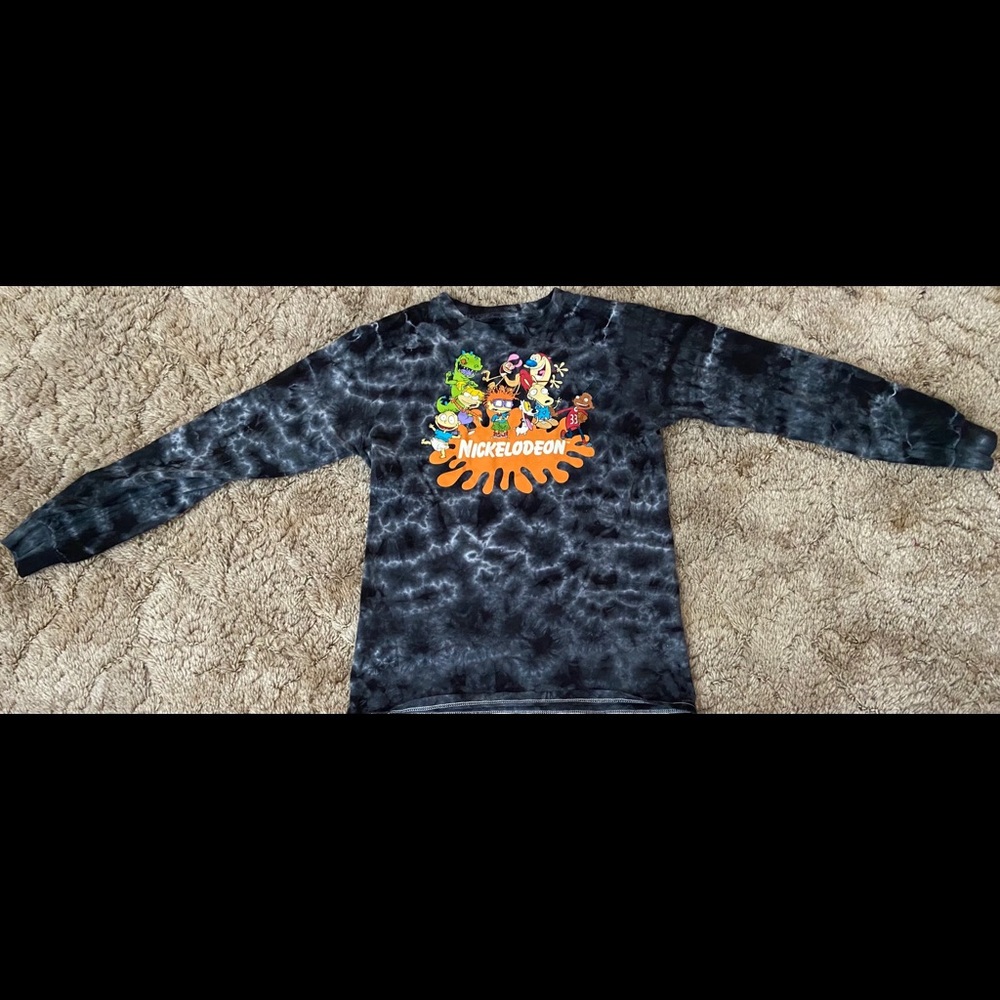 A Black Long Sleeve Top